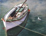 boat miniature painting